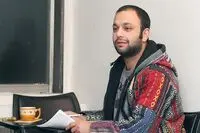 مسخره بازی صابر ابر در جلوی دوربین
