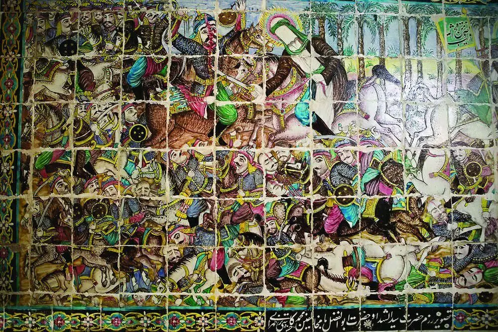 روز واقعه و هنرمندان مردمی / حماسه عاشورا به روایت نقاشی قهوه‌خانه‌ای