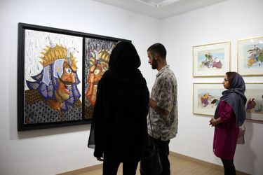 نمایشگاه گروهی مصورنامه  در گالری زیر زمین دستان