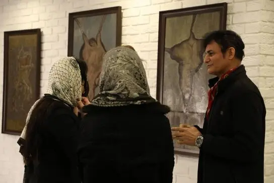 محمد محمدزاده در گالری ماهر