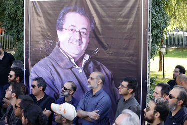 مراسم تشییع زنده‌یاد ناصر فرهودی در تالار وحدت