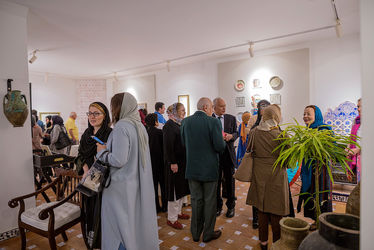 نمایشگاه آثار نقاشی و سرامیک چیبا میاماتو در خانه سرامیک فرزانه