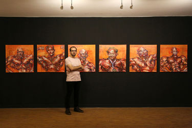 افتتاحیه نمایشگاه طراحی و نقاشی احسان ارجمند در گالری دنا