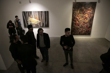 نمایشگاه نقاشی‌­ مهدی زیرکی با عنوان «افق ­‌های ایستاده» در گالری سایه