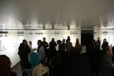 افتتاحیه نمایشگاه آثار بزرگمهر حسین‌پور در گالری سیحون