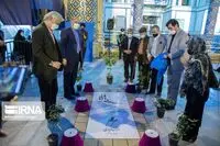 ببینید: رونمایی از سنگ مزار جدید سهراب سپهری