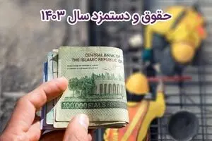 حداقل حقوق در سال ۱۴۰۳ چقدر است؟/ اعلام حقوق کارگران، کارمندان و بازنشستگان