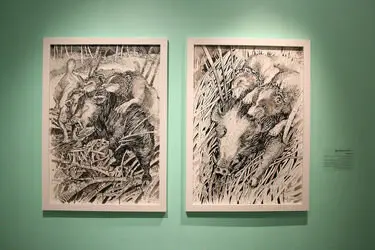 Vista Gallery Exhibiting Group Painting