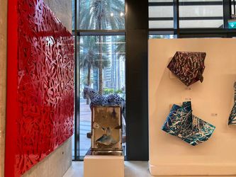 نمایشگاه جدید گالری کلمات دبی | New artworks show at Kalimat Gallery Dubai