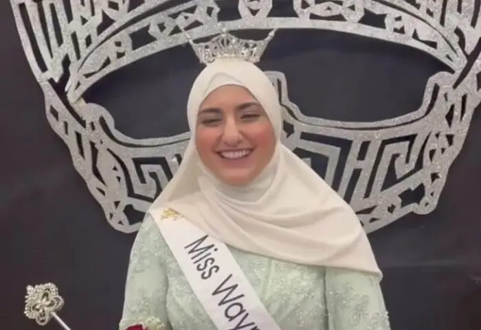 مدل محجبه ملکه زیبایی آمریکا شد/ عکس