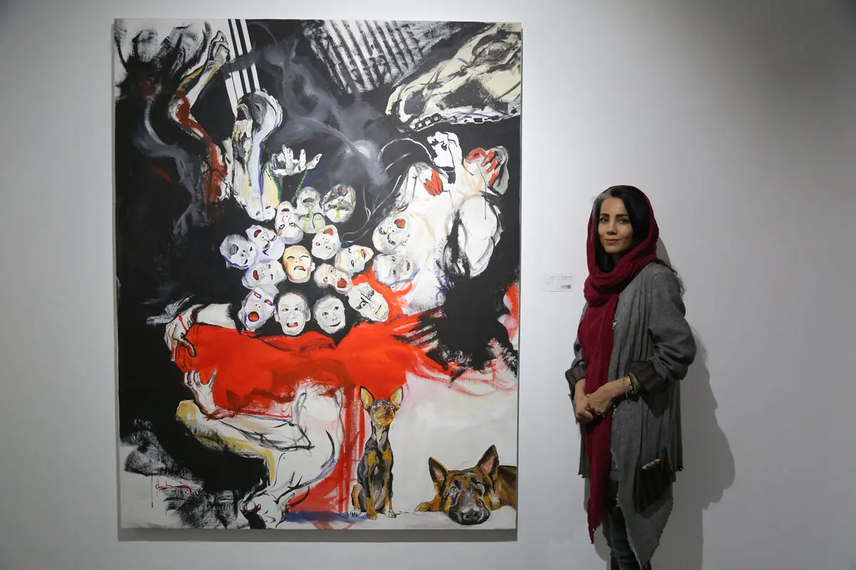 نمایشگاه نقاشی محجوب ظهوریان در گالری ثالث