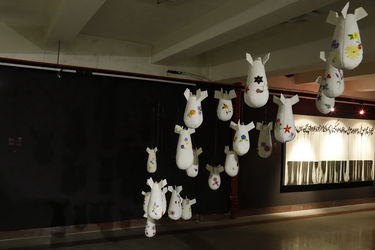 آثار چیدمان دهمین جشنواره تجسمی فجر در موسسه فرهنگی هنری صبا