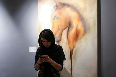 نمایشگاه نقاشی های مهناز بهرام نیا در گالری نگر