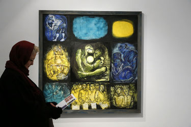 افتتاحیه نمایشگاه نقاشی های ترانه صادقیان در گالری ویستا