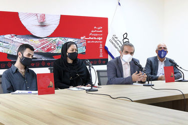 مهدی سحابی در موزه هنرهای معاصر تهران و نشست خبری مژده طباطبایی، احسان آقایی، سهراب احمدی