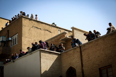 تشییع پیکر ناصر ملک مطیعی در خانه سینما