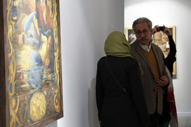 افتتاحیه نمایشگاه نقاشی های ترانه صادقیان در گالری ویستا