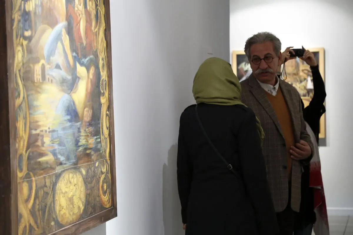 افتتاحیه نمایشگاه نقاشی های ترانه صادقیان در گالری ویستا