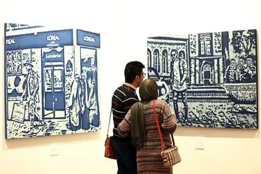 نمایشگاه نقاشی مهرناز توکلی در آرت‌سنتر باغ