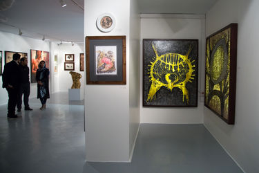 نمایشگاه سالانه گالری هنری فرشته در نگارخانه شهر کتاب فرشته