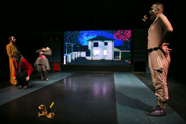 نمایش "ماجرای عجیب سگی در شب" در عمارت نوفل‌لوشاتو