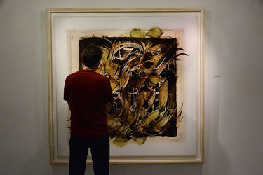 نمایشگاه گروهی نقاشی خط در گالری شهر کتاب فرشته