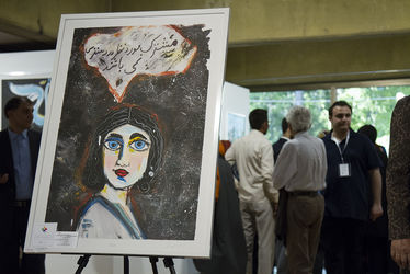 نمایشگاه آثار نقاشی هنرمندان کم توان ذهنی در گالری اصلی فرهنگسرای نیاوران