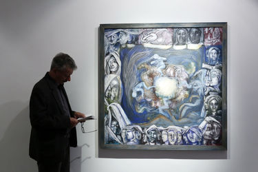 افتتاحیه نمایشگاه نقاشی های ترانه صادقیان در گالری ویستا