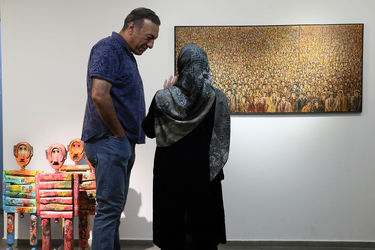 نمایشگاه ازدحام در گالری مژده