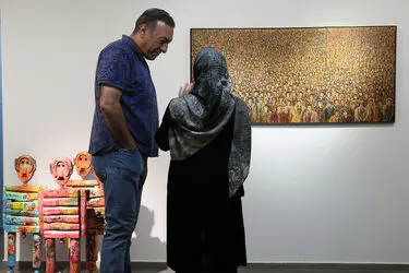نمایشگاه ازدحام در گالری مژده