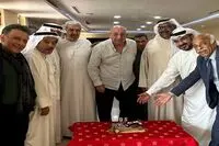 جشن تولد حشمت مهاجرانی در باشگاه الاهلی دبی / عکسها