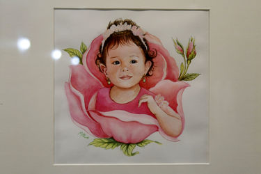 نمایشگاه نقاشی های سوسن قائم مقامی در شهر کتاب مرکزی