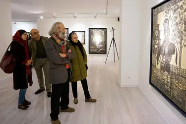 نمایشگاه آثار ایرج اسکندری در گالری ساربان