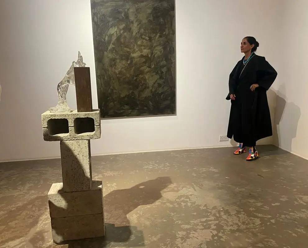 آثار هنری عفراء الظاهری در Green Art Gallery دبی | Afra Al Dhaheri artworks at Green Art Gallery Dubai                                 