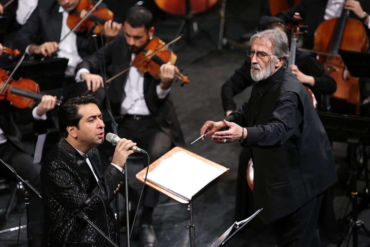 کنسرت ارکستر ملی ایران در جشنواره موسیقی فجر