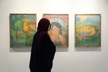 افتتاحیه نمایشگاه نقاشی های حسن مرشد در گالری هپتا