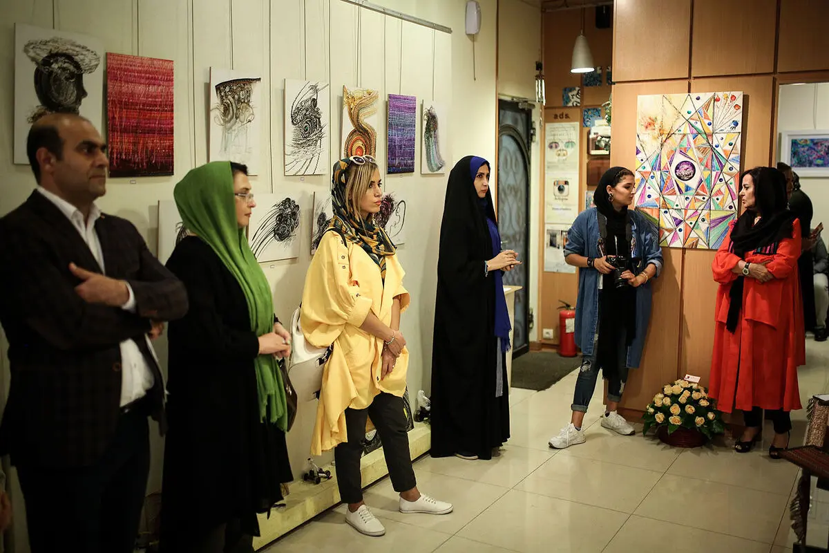 نمایشگاه نقاشی شهین قیدر شاداتی در گالری احسان