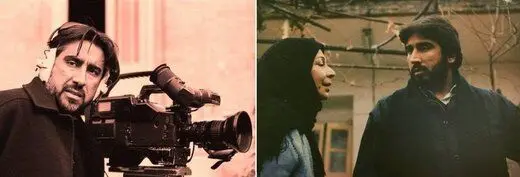 تصویری منتشر نشده از پشت صحنه سریال "آینه عبرت"/ عکس