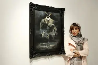 نمایشگاه نقاشی‌های آذین رستمی در گالری ویستا