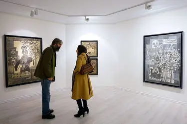 نمایشگاه آثار ایرج اسکندری در گالری ساربان