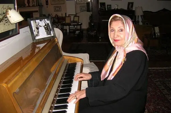 مادر پیانوی ایران ۸۵ ساله شد