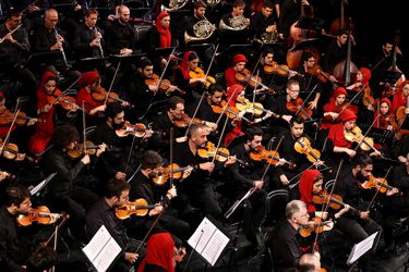 کنسرت مشترک ارکستر سمفونیک تهران و ارسکتر فستیوال راونا به رهبری ریکاردو موتی در تالار وحدت