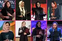 ویدئو: بازیگران برنده سیمرغ بهترین بازیگر زن جشنواره فیلم فجر / ۲ خانم بازیگر رکورددار شدند