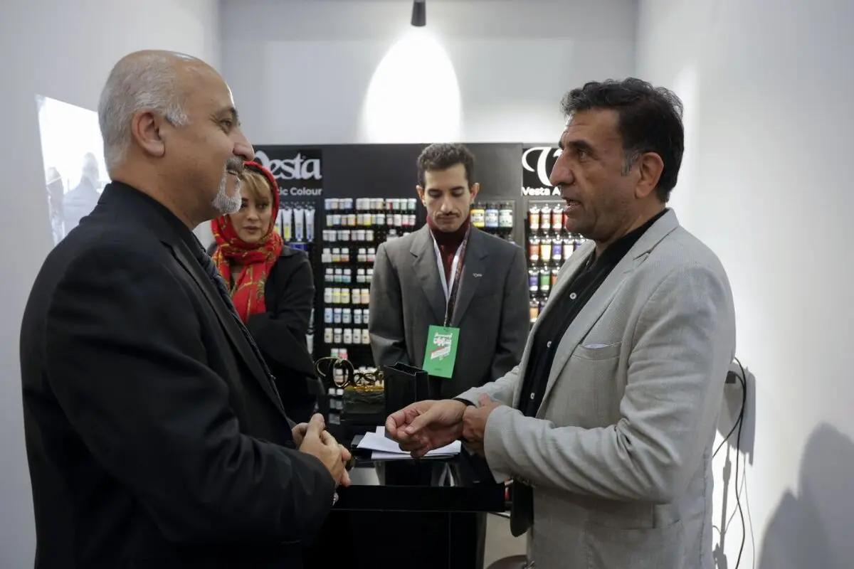 Vesta Color at the first Tehran Art Fair