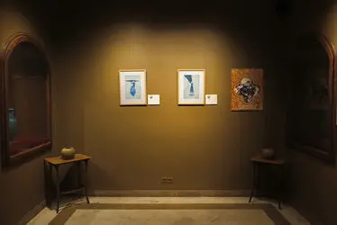 مراسم اهدای لوح به شرکت کنندگان نمایشگاه آینه دار دوران