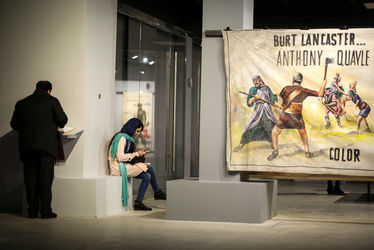 افتتاحیه طراحی اعلان سردر سینما در ایران در گالری سلام