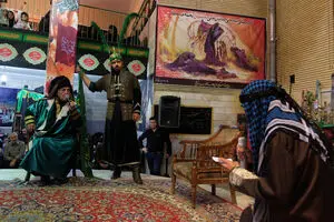 Art Bureau observing Grand Nights by tazieh performances  