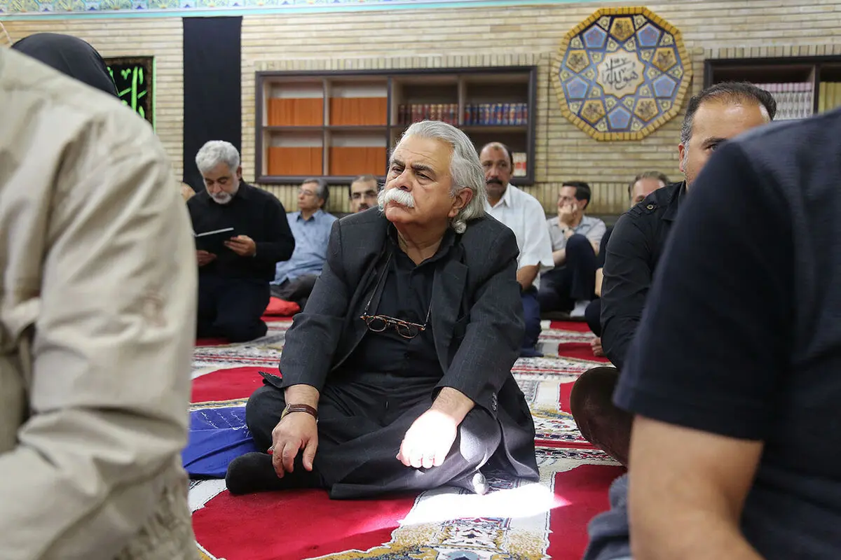 مراسم ختم زنده‌یاد حسین عرفانی در مسجد بلال