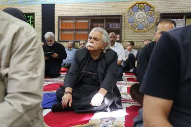 مراسم ختم زنده‌یاد حسین عرفانی در مسجد بلال