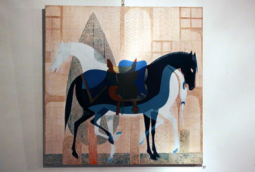 نمایشگاه نقاشی محمدهادی فدوی در نگارخانه موسسه خیریه بهنام دهش‌پور